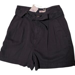 Medium Faherty Women's High Waisted Charcoal Black Shorts